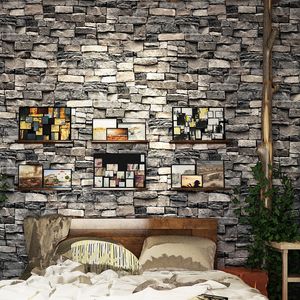 Wholesale stone murals for walls for sale - Group buy wellyu3d Stone PVC mural For Walls Home Decor Faux Bricks Texture Wall Papers For Living Room Restaurant Cloth Barber shop