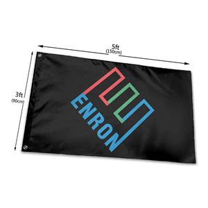 Enron-Flagge, 150 x 90 cm, Banner, 3 x 5 Fuß, 100D-Polyester, Digitaldruck, für den Innen- und Außenbereich, zum Aufhängen, kostenloser Versand
