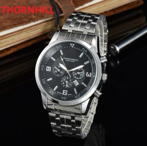 High quality Fashion Man quartz watch 43mm luxury male clock wholesales price Top style calendar crime priemum wholesale male gifts wristwatch