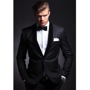 Fashion Suit 2020 Slim Fit Men Passar Senaste Coat Pant Design Bröllopsfest Blazers Groom Tuxedos Homme (Jacka + Byxor) C1007