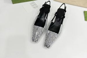 20222222222222diamond 힐 chaussures de designer 2 g 다이아몬드 베이비 여성 샌들 메쉬 원사 슬리퍼의 말리 통기성 신발