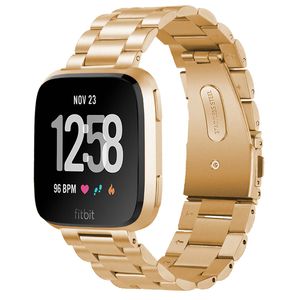 Pasmo zegarkowe ze stali nierdzewnej dla Fitbit Versa 4 3/Sense Smart Watch Paspbaspass 3 BEAD BEAD Wymiana Versa4 Versa3