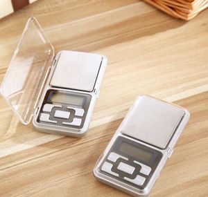 Mini Elektroniczna Skala cyfrowa Biżuteria Ważenie Saldo Balance Pocket Gram LCD Wyświetlacz z pudełkiem detalicznym 500g Jlljoi MX_Home