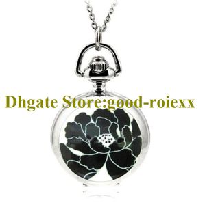 Gift Prachtige Emaille Dames Zakhorloge Ketting Accessoires Trui Keten Dames Hangende Horloges Heren Quartz AA00124