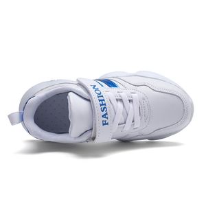 Çocuklar Koşu Ayakkabıları Kızlar Sneakers Erkek Rahat Sneaker Çocuk Sonbahar Eğitmenler Çocuklar Beyaz Ayakkabı Çocuklar için Spor Ayakkabı LJ201203