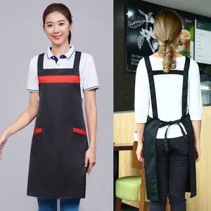 Blank Apron Men Women Household Waterproof Antifouling Fashion Apron Custom Design LOGO Kitchen Advertising Aprons Wholesale WLY BH4593