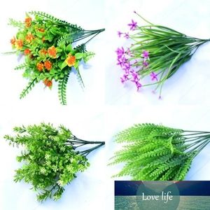 1 st gröna gräsplanter konstgjorda blomma simulering blomma bröllopsfest dekoration diy hem party kontorsmöbler artiklar