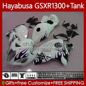 Hayabusa For SUZUKI GSXR 1300CC GSXR-1300 1300 CC 02 03 04 05 06 07 Body Purple flames 74No.279 GSX-R1300 GSX R1300 96-07 GSXR1300 96 1996 1997 1998 1999 2000 2001 Fairings