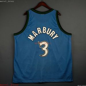 Costume Stitched Stephon Marbury Vintage Jersey XS-6XL Mens Mens Fontes Basquete Jerseys Barato Homens Mulheres Juventude