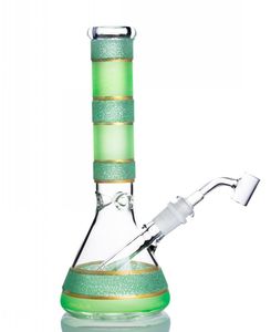 Beaker bong Water pipe Glass Bubbler Downstem Perc heady dab Rigs Thick Glass Water Bongs Chicha ice Smoke Pipe hookahs 14mm Bowl Piece