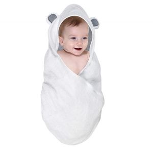 Asciugamano da bagno per bambini con mantello con cappuccio Accappatoio da bagno neonato Fibra di bambù Super Soft assorbente Autunno e trapunta invernale LJ201105