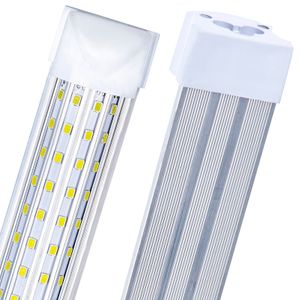 20 Stück, U-förmig, 2 Fuß, 3 Fuß, 4 Fuß, 5 Fuß, 6 Fuß, 8 Fuß, Kühlertür-LED-Röhren, integrierte T8-LED-Röhren, 4 Seiten, LED-Leuchten, Lagerbestand in den USA