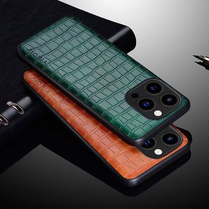 Crocodile текстуры кожаные чехлы для телефона для iPhone 13 12 11 Pro Max XR XS X 8 плюс Google Pixel Pixel 6 Sony Xperia 5 III ACE 2 Moto Samsung Z Flip 3 удара