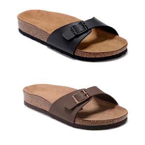 2023 Fashion slide sandals Cork slippers for men women WITH Hot Designer unisex beach flip flops slipper high QUALITY luxury trainers Casual shoes