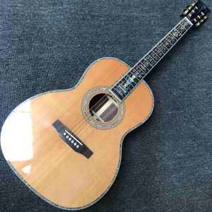 Пользовательские 6 строк ОАО 45s Body 39 дюймов акустическая гитара палисандр для диферных изделий Cedar Top