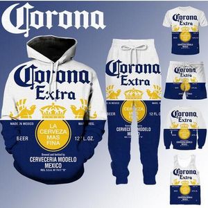 2022 Neue Mode Corona The Männer Frauen 3D-Druck Hip Hop Sweatshirt/Hosen/T-Shirt/Hoodies/Weste/Shorts