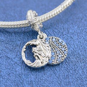 925 Sterling Silver Inner Strength Dangle Charm Bead för europeiska Pandora Style Smycken Charm Armband