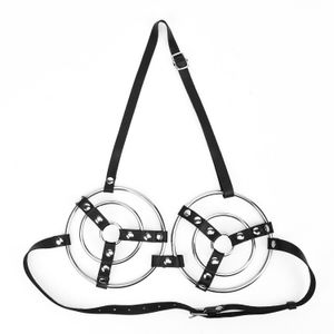 Bondage Womens Punk Faux Leather Body Chest Belt Harness Adjustable Flexible Cage Strap #42