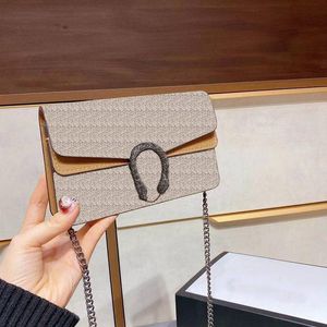 Mini klasik retro bayanlar kahverengi deri 17 cm bayan çanta cüzdan deri askılı çanta moda tasarımcısı zincir omuzdan askili çanta