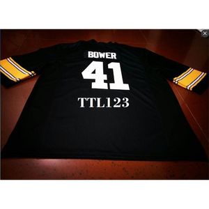 3740 # 41 BO Bower Iowa Hawkeyes Alumni College Jersey S-4xlor Personalizado Qualquer nome ou número Jersey