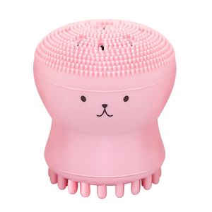 Soft Silicon Face Brush Facial Brush Soft Facial Scrubber Pore Cleaning Brush Baby Shower Sponge