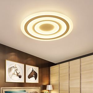 Lampada da soffitto a LED ultrasottile semplice protezione per gli occhi rotondi luci sospese per interni per soggiorno sala da pranzo studio camera da letto moderna R113