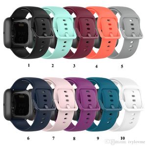 Klasik Yedek Bileklik Yumuşak Kayış Silikon Watch Band Bilezik Fitbit Versa 2 Lite Blaze Akıllı İzle Aksesuarları