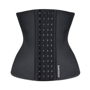 Burvogue Waist Trainer Corset for Weight Loss Women Latex Corset Body Shaper Tummy Waist Cincher Slimming Shaper Belt Shapewear 201105