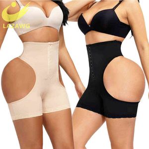 LAZAWG Slimming Body Shaper Women Sexy Push Up Butt Lifter Strap Butt Enhancer Tummy Control Booty Lifter Shaper Big Ass Panties Y220311