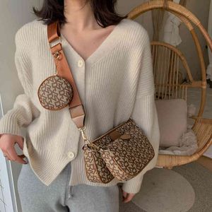 العلامة التجارية Mahjong حقيبة امرأة 3 في 1 الكتف مصمم crossbody حقيبة يد بو الجلود حمل s fashion uette للمرأة