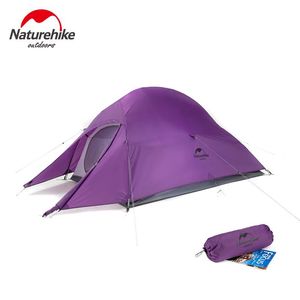 NatureHike Cloud upp 2 tält ultralätt camping tält 1 2 person dubbel lager vattentät fiske backpacking utomhus