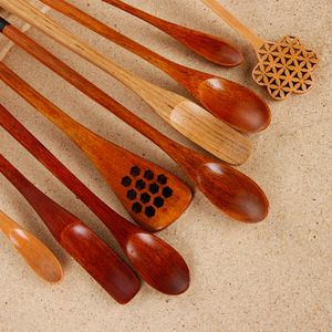 2 Stück/Set Teelöffel, Holz, Teeblätter, Matcha-Sticks, Löffel, Gewürz-Gadget, Kochen, Teegeschirr, schwarzes Bambus-Küchenwerkzeug