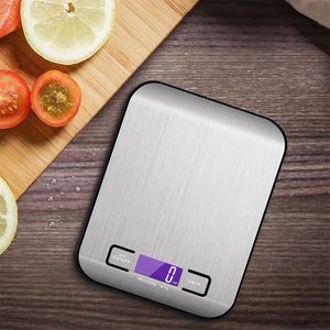 Digital kitchen Scale 5000g/1g 5kg Food Diet Postal Scales Cooking Tools Electronic Balance Measuring Weight Libra 201116