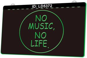 LD5372 الموسيقى لا الحياة 3d نقش الصمام الخفيفة تسجيل الجملة التجزئة