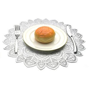 Mats Pads Round Broderi 2022 Lace Table Place Mat Christmas Pad Cloth Placemat Cup Mugg Dining Tea Kaffe Doily Kitchen