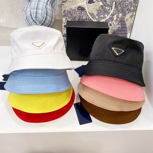 Designer Fashion Womens Bucket Hat Cap Summer Outdoor Casual Cappello da sole Alta qualità 8 stili