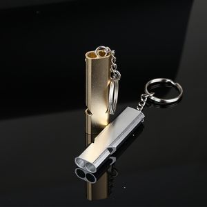 Wholesale tool stop resale online - Dog Training Whistles Double Tube Whistle Whisted High Frequency Outdoor Survival Tool Pet Stop Barking