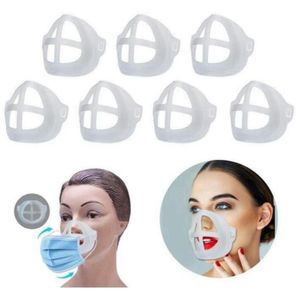 3D Mask Bracket Fastening Lipstick Protection Stand Anti-Stuffiness Frame Face Masks Holder Masks Support Tool Accessories LSK1812-1