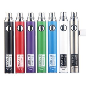 E-Zigaretten-Akku, Passthrough, Micro-USB, 650 mAh, Ugo V2 510 Vape Pen für Ce4 Ce6 Ego Clearomizer, tragbarer Verdampfer, China