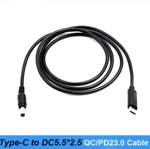 PD2.0 3.0 do DC 5.5*2.5 ZABAWKA Adapter Kabel Kabel typu-C PD Linia ładowania notebook 65W 20V ładowarka