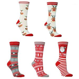 Presentes De Xmas Das Senhoras. venda por atacado-Decorações de Natal Moda Meias Papai Noel Presente Kids Unisex Xmas Engraçado para senhora Mulheres meias