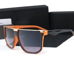 Óculos de sol para homem Mulher Marca dos óculos Top de qualidade novo designer de moda Sol lentes UV400 8 cor opcional com caixa de varejo e estojo