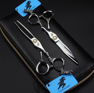 Hair Scissors Freelander 6 Inch Professional Hairdressing Barber Cutting Thinning Shears