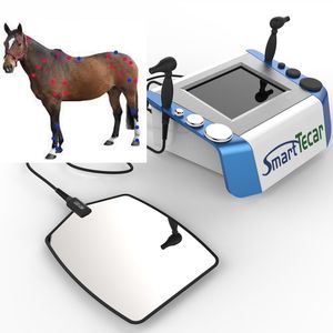 Veterinaria Máquina de Fisioterapia Tecar Terapia Saúde Gadgets Equipamentos com CET e RET Handles para Lesões de Cavalo