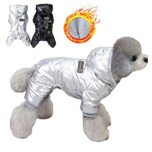 Inverno Caldo Pet Dog Tuta Vestiti Impermeabili per Small s Chihuahua Giacca Yorkie Costumi Shih Tzu Cappotto Barboncino Abiti 220125