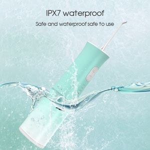 Пероральные ирригаторы Water Water Myse Floss 3 режима 170 мл импульс для резервуара для резервуара Путешествия портативные стоматологические чистые устройства Устройство зубов Отбеливание устного орала