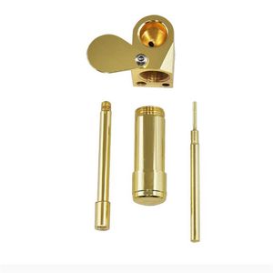 New style brass pipe set gold concept pipe metal pipe