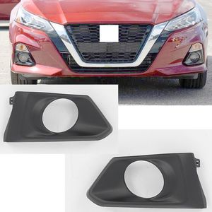 For Nissan Altima 2019-21 Car Front Bumper Left Right Fog Light Lamp Cover Frame No bulb