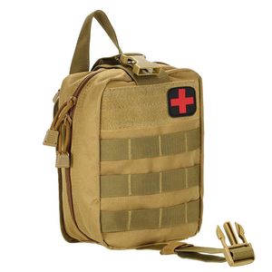 Taktische medizinische Erste-Hilfe-Ausrüstung, wasserdichte Nylon-Multifunktions-Überlebenstasche für den Außenbereich ZJ55 Q0705