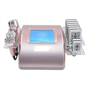 Amazon Gorąca Sprzedaż Odchudzanie Odchudzanie Lipolaser Cavitation / 6 w 1 Maszyna kawitacyjna RF Vacuum 40k